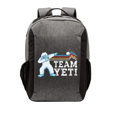Dabbing Yeti Vintage Sunset Mountain Bigfoot Lover Team Yeti Vector Backpack