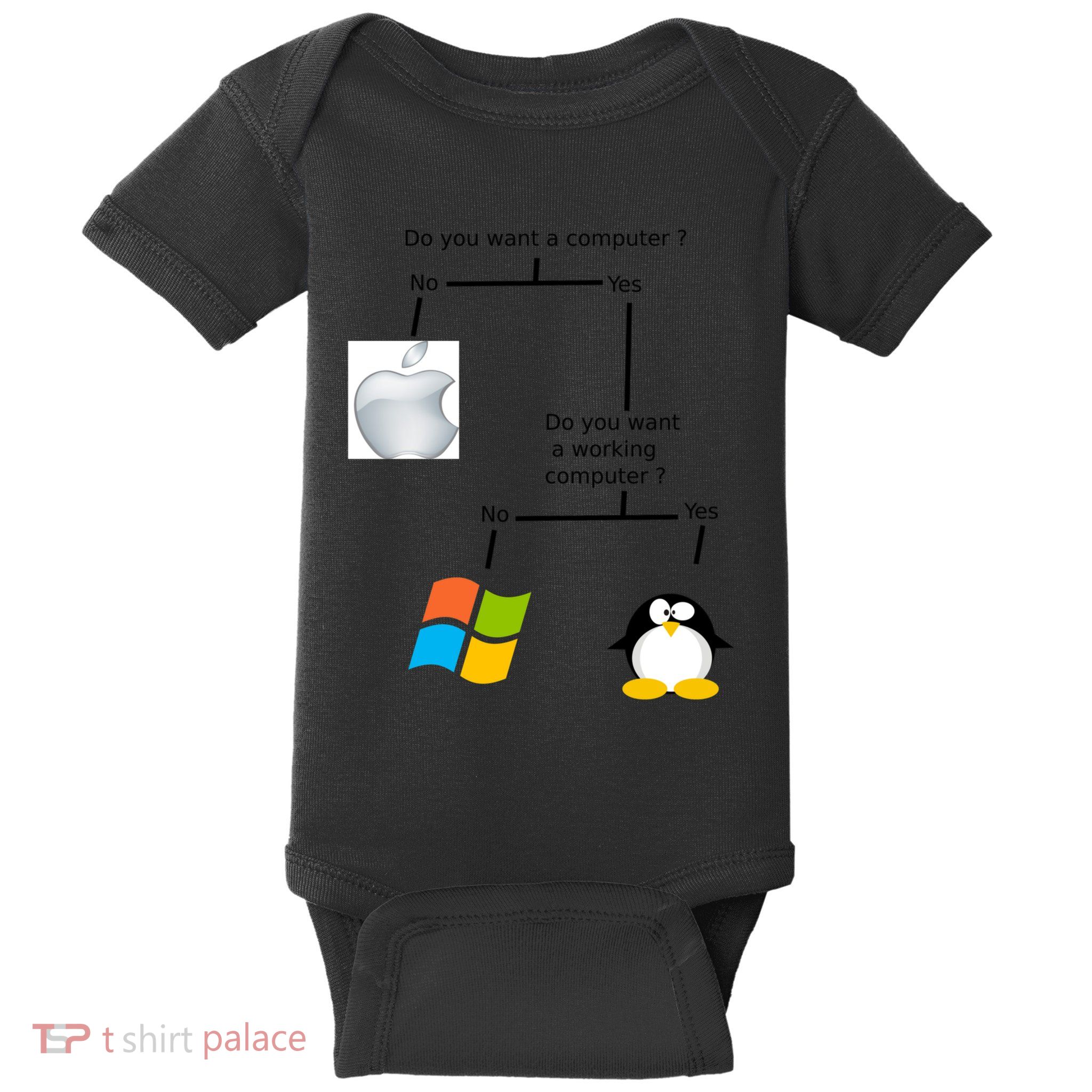 Do You Want A Computer Baby Bodysuit