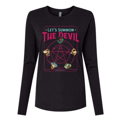 Do You Wanna Play A Game Witchcraft Halloween LetS Summon Womens Cotton Relaxed Long Sleeve T-Shirt