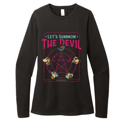 Do You Wanna Play A Game Witchcraft Halloween LetS Summon Womens CVC Long Sleeve Shirt