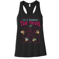 Do You Wanna Play A Game Witchcraft Halloween LetS Summon Women's Racerback Tank