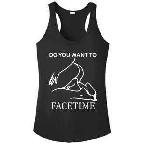 Do You Want To Facetime Ladies PosiCharge Competitor Racerback Tank