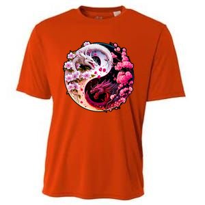 Dragon Yin Yang Chinese New Year 2024 Year Of The Dragon Cooling Performance Crew T-Shirt