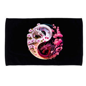 Dragon Yin Yang Chinese New Year 2024 Year Of The Dragon Microfiber Hand Towel