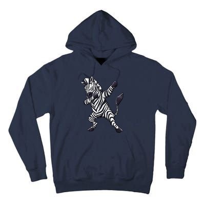 Dabbing Zebra African Zookeeper Animal Lover Tall Hoodie