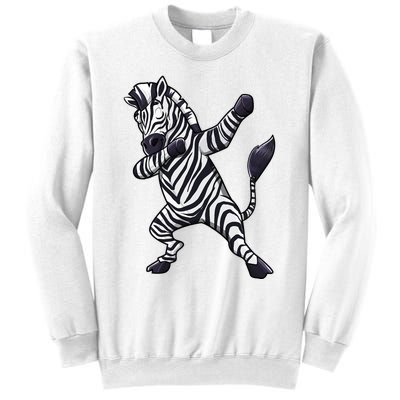 Dabbing Zebra African Zookeeper Animal Lover Sweatshirt