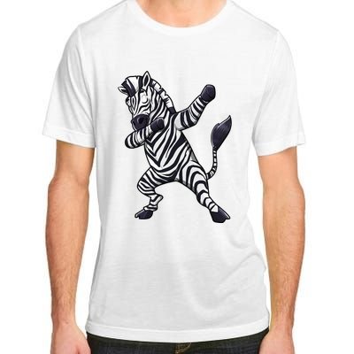 Dabbing Zebra African Zookeeper Animal Lover Adult ChromaSoft Performance T-Shirt