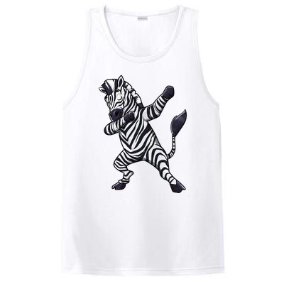 Dabbing Zebra African Zookeeper Animal Lover PosiCharge Competitor Tank