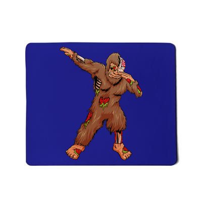 Dabbing Zombie Bigfoot Ghost Halloween Costume Holiday Gift Mousepad