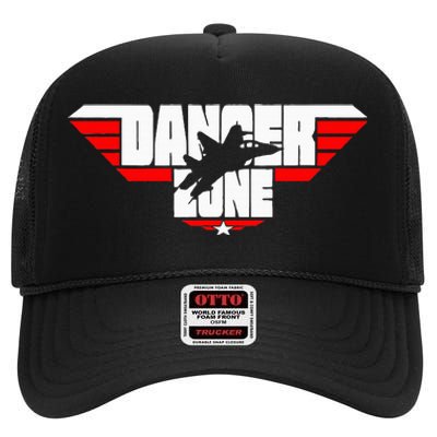 Danger Zone High Crown Mesh Back Trucker Hat