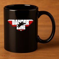 Danger Zone 11oz C Handle Ceramic Mug