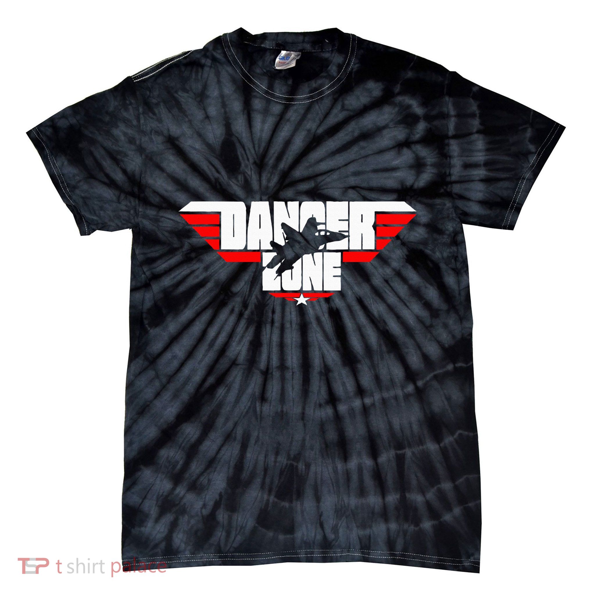 Danger Zone Tie-Dye T-Shirt