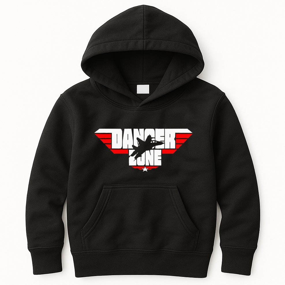 Danger Zone Kids Hoodie