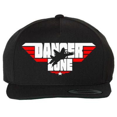 Danger Zone Wool Snapback Cap