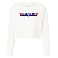 Danger Zone Funny Design For Men & Women Vintage Cropped Pullover Crew