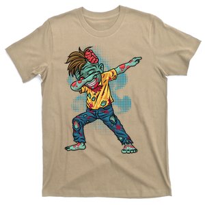 Dabbing Zombie Halloween Dab Zombies Spooky Creepy T-Shirt