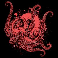 Deadly Zombie Octopus Skull Flatbill Hat