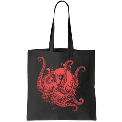 Deadly Zombie Octopus Skull Bag