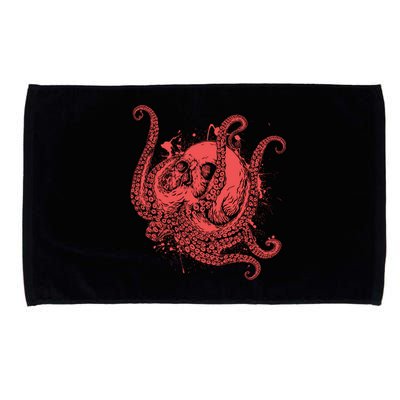 Deadly Zombie Octopus Skull Microfiber Hand Towel