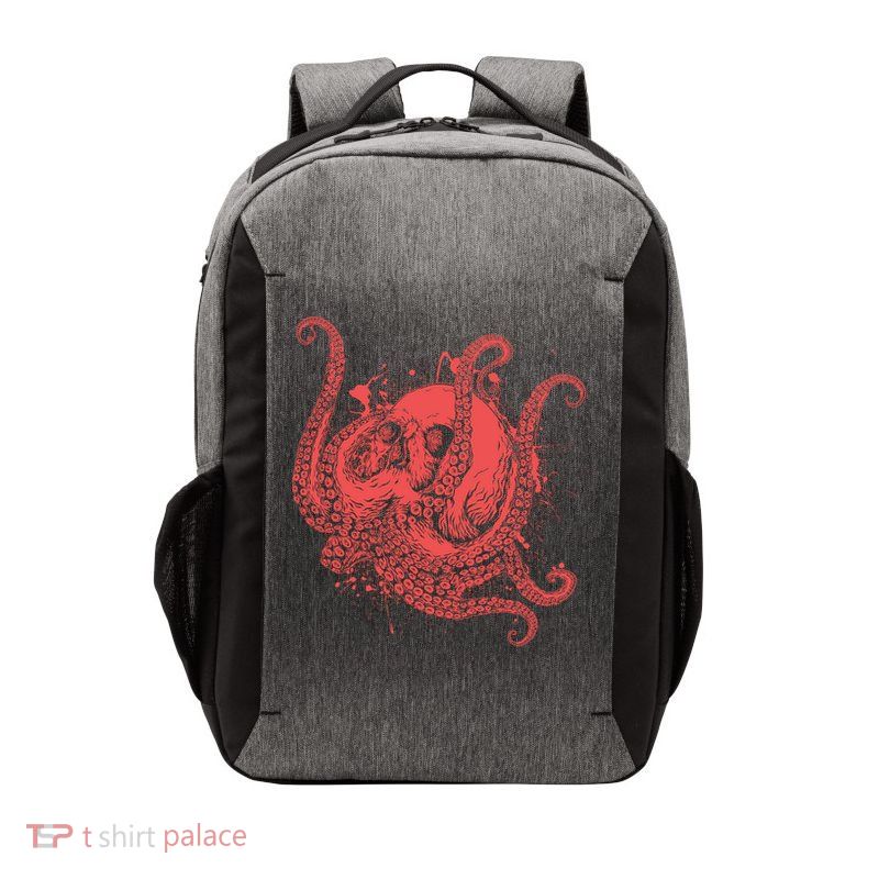 Deadly Zombie Octopus Skull Vector Backpack