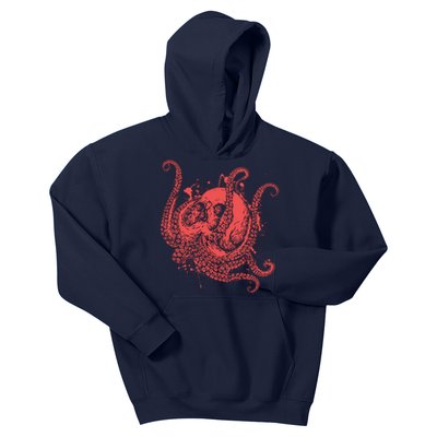 Deadly Zombie Octopus Skull Kids Hoodie