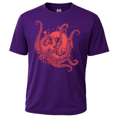 Deadly Zombie Octopus Skull Performance Shirt