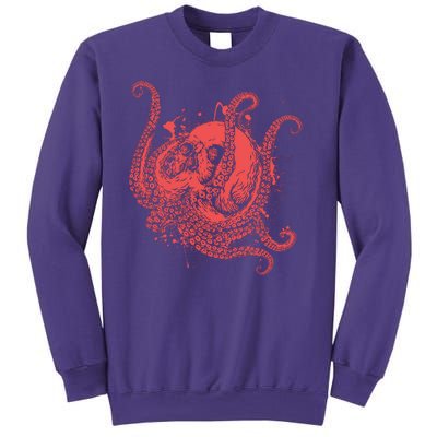 Deadly Zombie Octopus Skull Sweatshirt