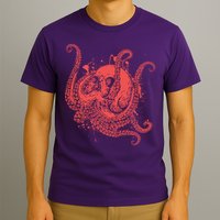 Deadly Zombie Octopus Skull T-Shirt