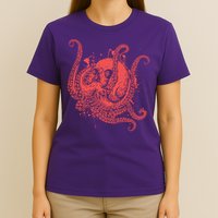 Deadly Zombie Octopus Skull T-Shirt