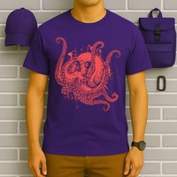Deadly Zombie Octopus Skull T-Shirt