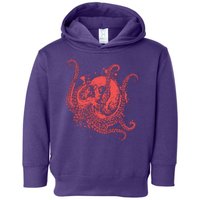 Deadly Zombie Octopus Skull Toddler Hoodie