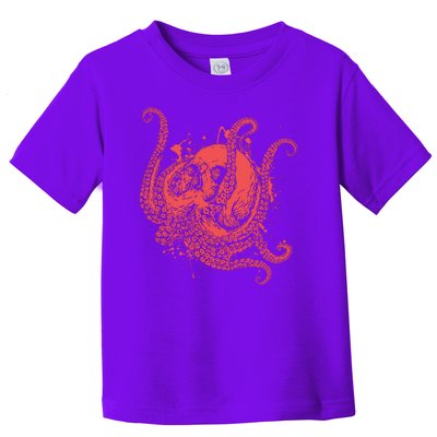 Deadly Zombie Octopus Skull Toddler T-Shirt