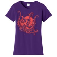 Deadly Zombie Octopus Skull Women's T-Shirt