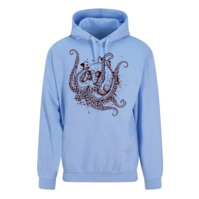 Deadly Zombie Octopus Skull Unisex Surf Hoodie