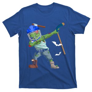 Dabbing Zombie Playing Ice Hockey Player Cool Halloween Gift T-Shirt