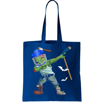 Dabbing Zombie Playing Ice Hockey Player Cool Halloween Gift Tote Bag