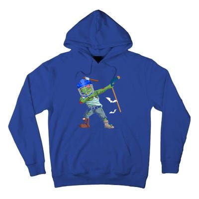 Dabbing Zombie Playing Ice Hockey Player Cool Halloween Gift Tall Hoodie