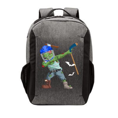 Dabbing Zombie Playing Ice Hockey Player Cool Halloween Gift Vector Backpack