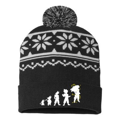 Dragonball Z Super Saiya Evolution USA-Made Snowflake Beanie