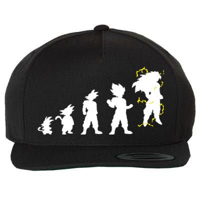 Dragonball Z Super Saiya Evolution Wool Snapback Cap