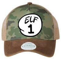 Elf 1 2 3 4 5 Custom Number Christmas Legacy Tie Dye Trucker Hat