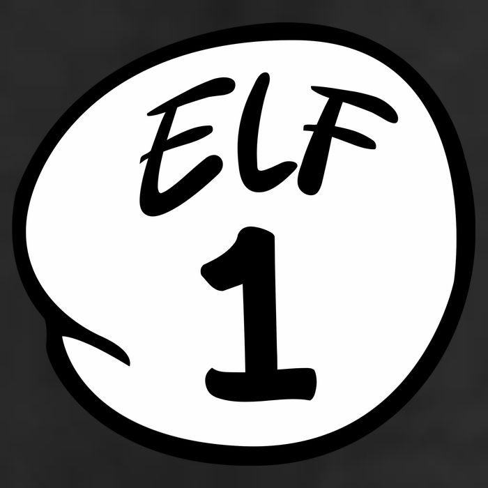 Elf 1 2 3 4 5 Custom Number Christmas Garment-Dyed Fleece Hoodie