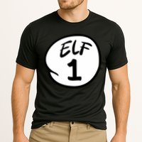Elf 1 2 3 4 5 Custom Number Christmas Performance Shirt