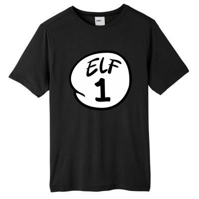 Elf 1 2 3 4 5 Custom Number Christmas Tall Fusion ChromaSoft Performance T-Shirt