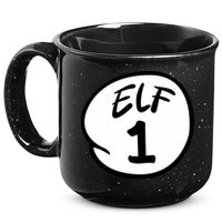 Elf 1 2 3 4 5 Custom Number Christmas 15oz Campfire Ceramic Mug
