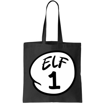 Elf 1 2 3 4 5 Custom Number Christmas Bag