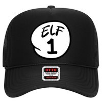 Elf 1 2 3 4 5 Custom Number Christmas Hat