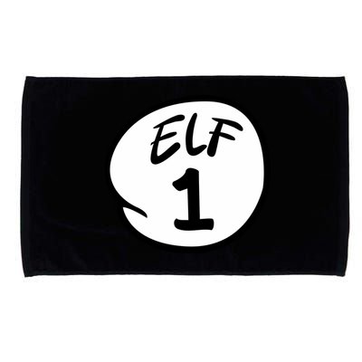 Elf 1 2 3 4 5 Custom Number Christmas Microfiber Hand Towel