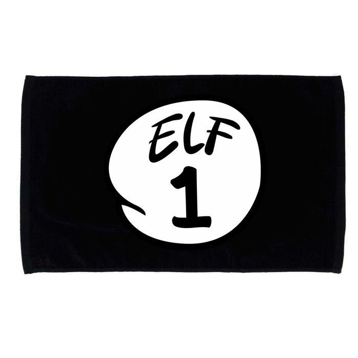 Elf 1 2 3 4 5 Custom Number Christmas Microfiber Hand Towel