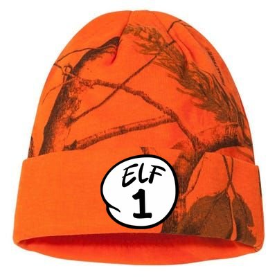 Elf 1 2 3 4 5 Custom Number Christmas Kati Licensed 12" Camo Beanie